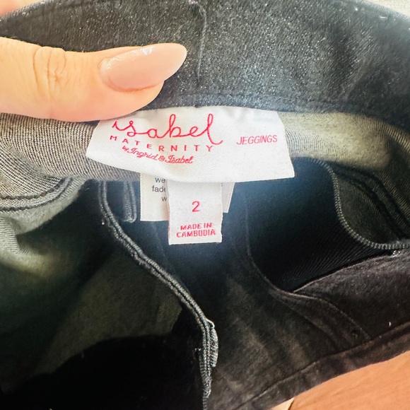Maternity denim pants, new, sizes 2 and 4 from Target - Picture 3 of 5